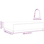 Casa si Gradina - Textile si covoare - Huse pentru mobilier - Husa pentru mobilier de exterior Negru 400 x 300 x 70 cm 210D - Infinity.ro