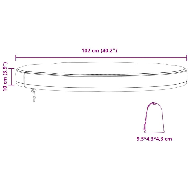 Casa si Gradina - Textile si covoare - Huse pentru mobilier - Husa pentru masa exterioara 102 x 102 x 10 cm Material 600D - Infinity.ro