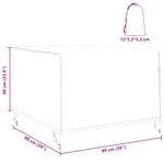 Casa si Gradina - Textile si covoare - Huse pentru mobilier - Husa pentru mobilier de exterior 99 x 99 x 60 cm - Infinity.ro