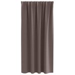 Casa si Gradina - Textile si covoare - Perdele si draperii - Perdele - Perdele cu perdele 2 pcs Maro inchis Poliester - Infinity.ro