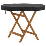 Casa si Gradina - Textile si covoare - Huse pentru mobilier - Husa pentru masa exterioara Negru 92 x 92 x 10 cm material 420D - Infinity.ro