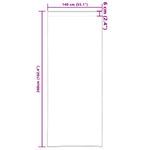 Casa si Gradina - Textile si covoare - Perdele si draperii - Perdele - Perdele cu perdele 2 pcs Alb Stralucitor Poliester - Infinity.ro