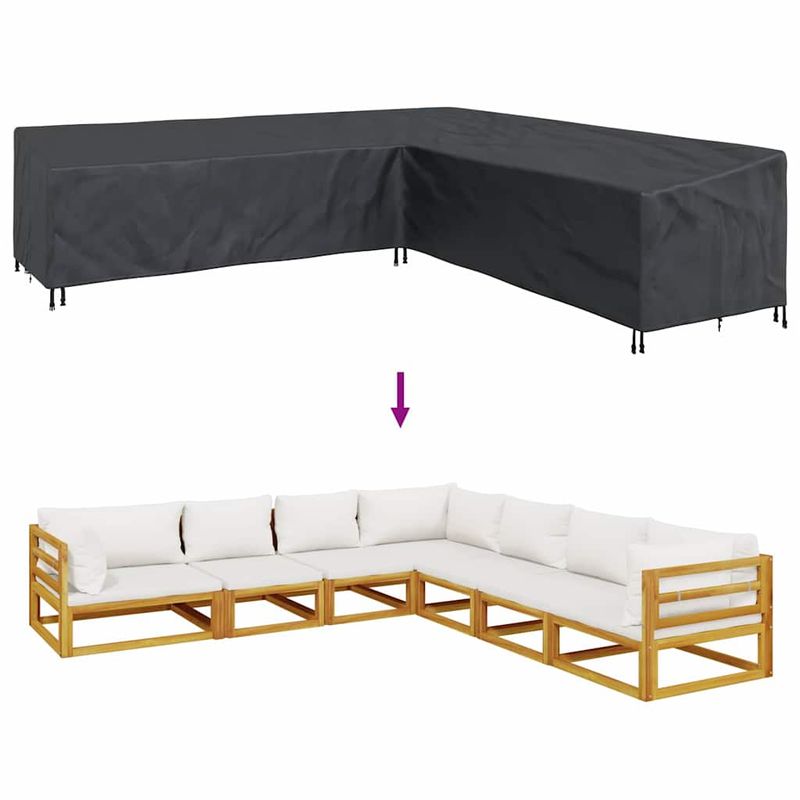 Casa si Gradina - Textile si covoare - Huse pentru mobilier - Husa pentru mobilier de exterior 325 x 325 x 80 cm - Infinity.ro