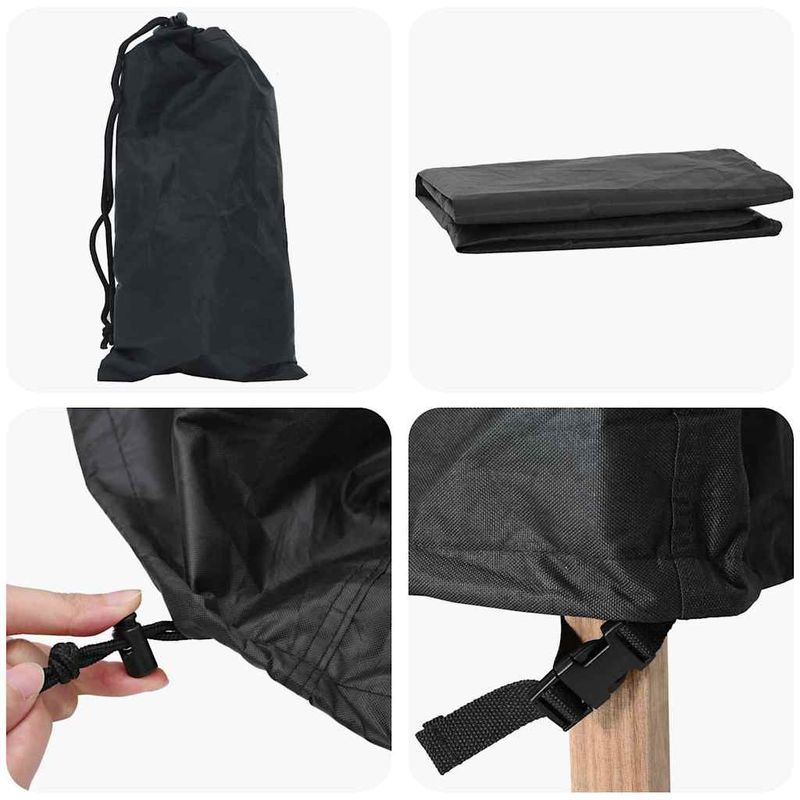 Casa si Gradina - Textile si covoare - Huse pentru mobilier - Husa pentru mobilier de exterior Negru 250 x 210 x 70 cm 420D - Infinity.ro