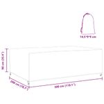 Casa si Gradina - Textile si covoare - Huse pentru mobilier - Husa pentru mobilier de exterior Negru 300 x 200 x 90 cm 420D - Infinity.ro