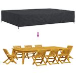 Casa si Gradina - Textile si covoare - Huse pentru mobilier - Husa pentru mobilier de exterior Negru 400 x 300 x 70 cm 600D - Infinity.ro