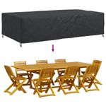 Casa si Gradina - Textile si covoare - Huse pentru mobilier - Husa pentru mobilier de exterior Negru 305 x 190 x 85 cm 600D - Infinity.ro