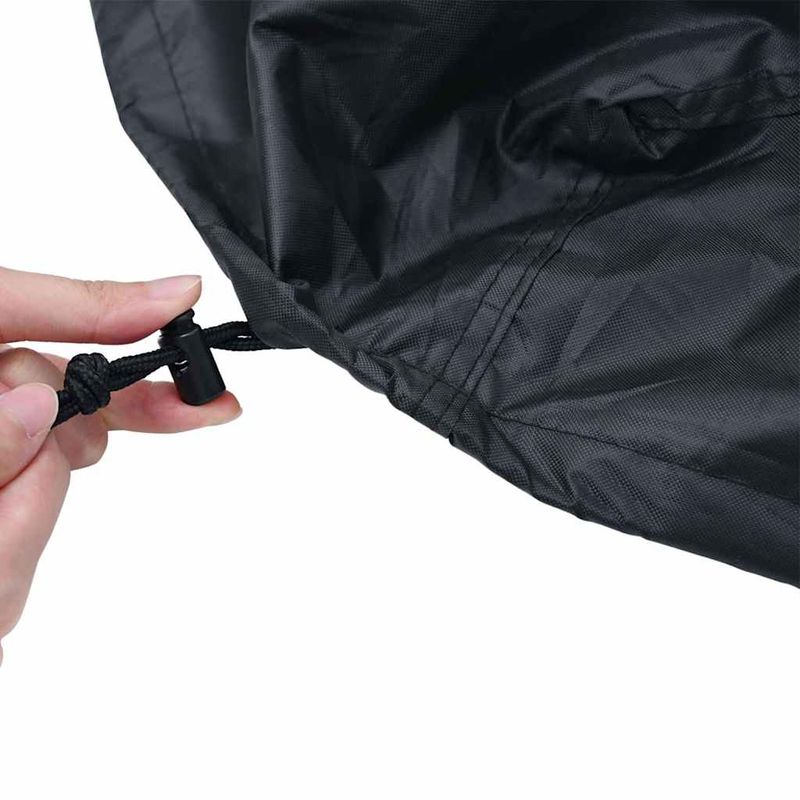 Casa si Gradina - Textile si covoare - Huse pentru mobilier - Husa pentru masa exterioara Negru 82 x 82 x 10 cm material 210D - Infinity.ro