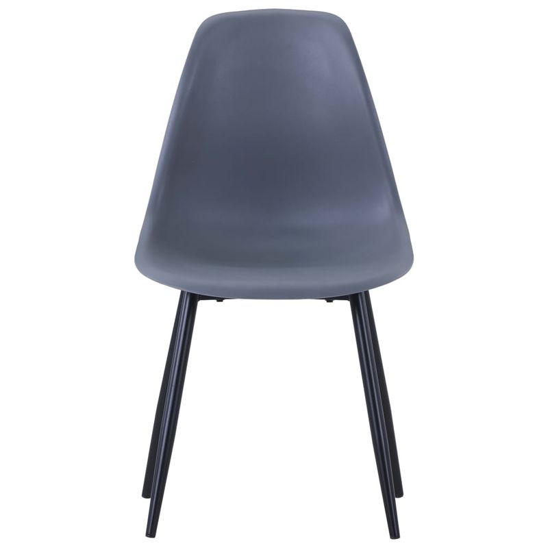 Casa si Gradina - Mobilier - Scaune si fotolii - Scaune - Scaune de bucatarie, 4 buc., gri, PP - Infinity.ro