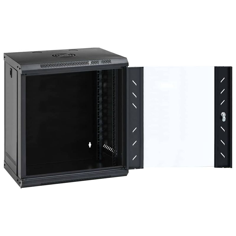 PC, gaming si accesorii - Componente PC - Componente - Hard Disk-uri - Dulap rack, Negru 53 x 45 x 60 cm Otel - Infinity.ro