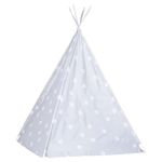 Jucarii, Copii si Bebe - Jucarii si jocuri - Jucarii de exterior - Spatii de joaca si accesorii - Cort de copii teepee cu geanta, gri, 115x115x160 cm, poliester - Infinity.ro