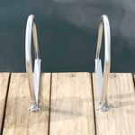 Auto si Moto - Ambarcatiuni - Accesorii ambarcatiuni - Scara de doc Argintiu 45 x 11.5 x 190 cm Aluminiu - Infinity.ro