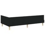 Casa si Gradina - Mobilier - Paturi si accesorii - Paturi - Cadru de pat coltar Altele cu headboard Negru 90 x 200 cm - Infinity.ro