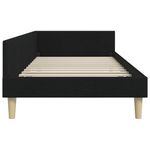 Casa si Gradina - Mobilier - Paturi si accesorii - Paturi - Cadru de pat coltar Altele cu headboard Negru 100 x 200 cm - Infinity.ro
