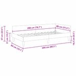 Casa si Gradina - Mobilier - Paturi si accesorii - Paturi - Cadru de pat coltar cu headboard Manual Gri deschis 80 x 200 cm - Infinity.ro