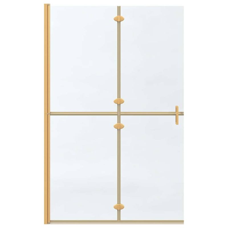 Casa si Gradina - Sanitare - Cazi si cabine de dus - Paravane si usi - Perete de dus Walk-in Altele auriu si transparent 120 x 190 cm - Infinity.ro