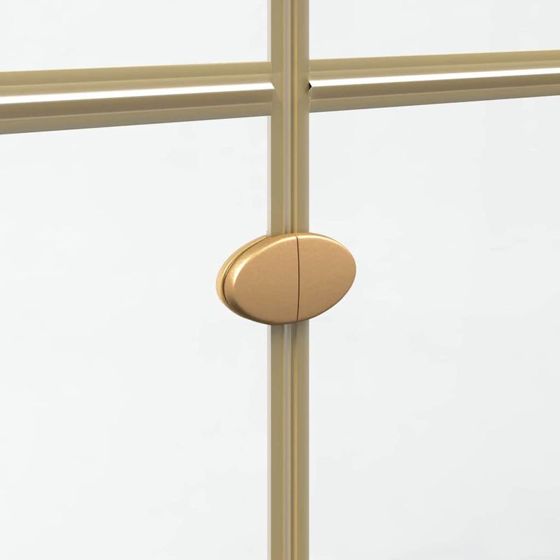 Casa si Gradina - Sanitare - Cazi si cabine de dus - Paravane si usi - Perete de dus Walk-in Altele auriu si transparent 120 x 190 cm - Infinity.ro