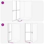 Casa si Gradina - Sanitare - Cazi si cabine de dus - Paravane si usi - Perete de dus Walk-in Altele auriu si transparent 120 x 190 cm - Infinity.ro