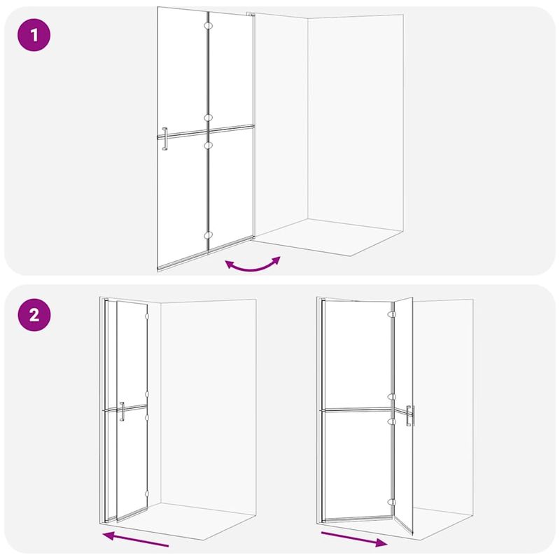 Casa si Gradina - Sanitare - Cazi si cabine de dus - Paravane si usi - Perete de dus Walk-in Altele auriu si transparent 120 x 190 cm - Infinity.ro