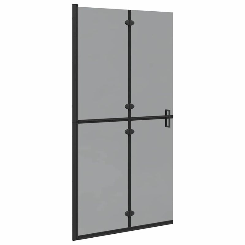 Casa si Gradina - Sanitare - Cazi si cabine de dus - Paravane si usi - Perete de dus Walk-in Negru si transparent inchis 100 x 190 cm - Infinity.ro