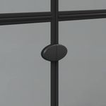 Casa si Gradina - Sanitare - Cazi si cabine de dus - Paravane si usi - Perete de dus Walk-in Negru si transparent inchis 100 x 190 cm - Infinity.ro