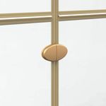 Casa si Gradina - Sanitare - Cazi si cabine de dus - Paravane si usi - Perete de dus Walk-in Altele auriu si transparent 90 x 190 cm - Infinity.ro