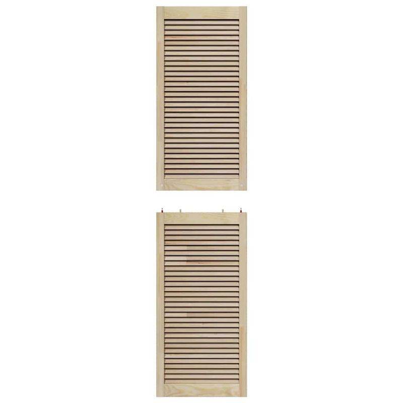 Casa si Gradina - Mobilier - Dulapuri si sifoniere - Dulapuri - Usi de cabinet 2 pcs Maro 201 x 49.5 x 2.1 cm Lemn masiv de pin - Infinity.ro
