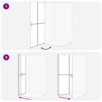 Casa si Gradina - Sanitare - Cazi si cabine de dus - Paravane si usi - Perete de dus Walk-in Altele auriu si transparent 100 x 190 cm - Infinity.ro