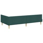 Casa si Gradina - Mobilier - Paturi si accesorii - Paturi - Cadru de pat coltar Altele Manual Verde inchis 90 x 190 cm - Infinity.ro