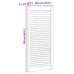 Casa si Gradina - Mobilier - Dulapuri si sifoniere - Dulapuri - Usi de cabinet 2 pcs Maro 110 x 49.5 x 2.1 cm Lemn masiv de pin - Infinity.ro
