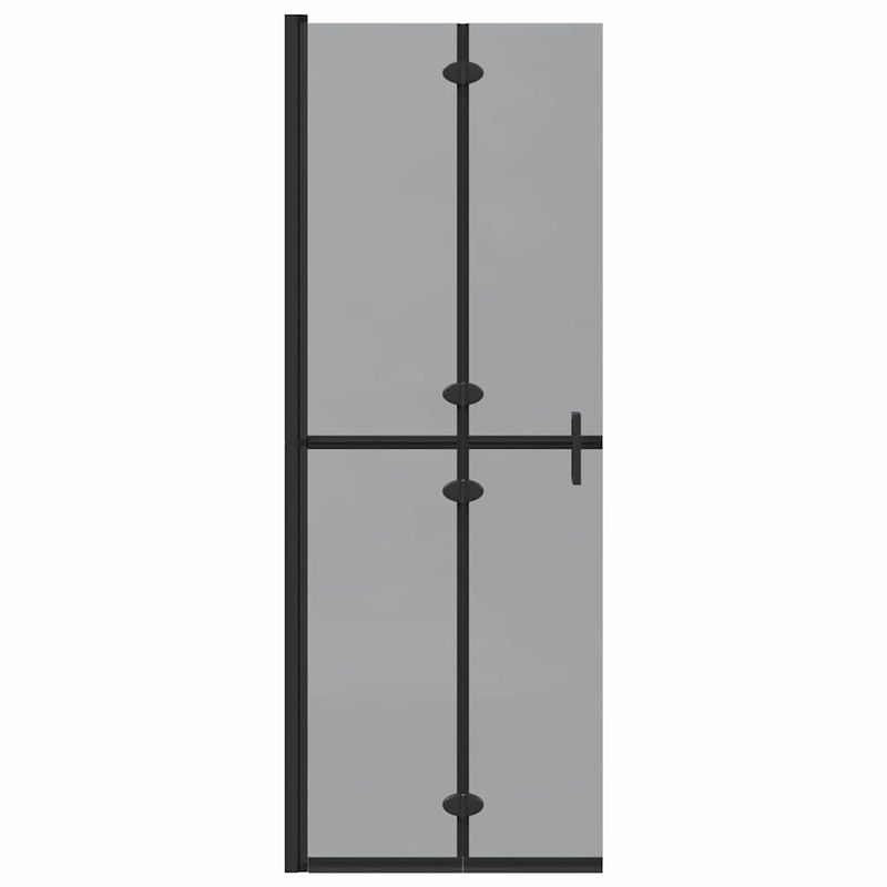 Casa si Gradina - Sanitare - Cazi si cabine de dus - Paravane si usi - Perete de dus Walk-in Negru si transparent inchis 70 x 190 cm - Infinity.ro