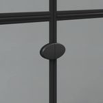 Casa si Gradina - Sanitare - Cazi si cabine de dus - Paravane si usi - Perete de dus Walk-in Negru si transparent inchis 70 x 190 cm - Infinity.ro