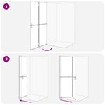 Casa si Gradina - Sanitare - Cazi si cabine de dus - Paravane si usi - Perete de dus Walk-in Altele auriu si transparent 110 x 190 cm - Infinity.ro