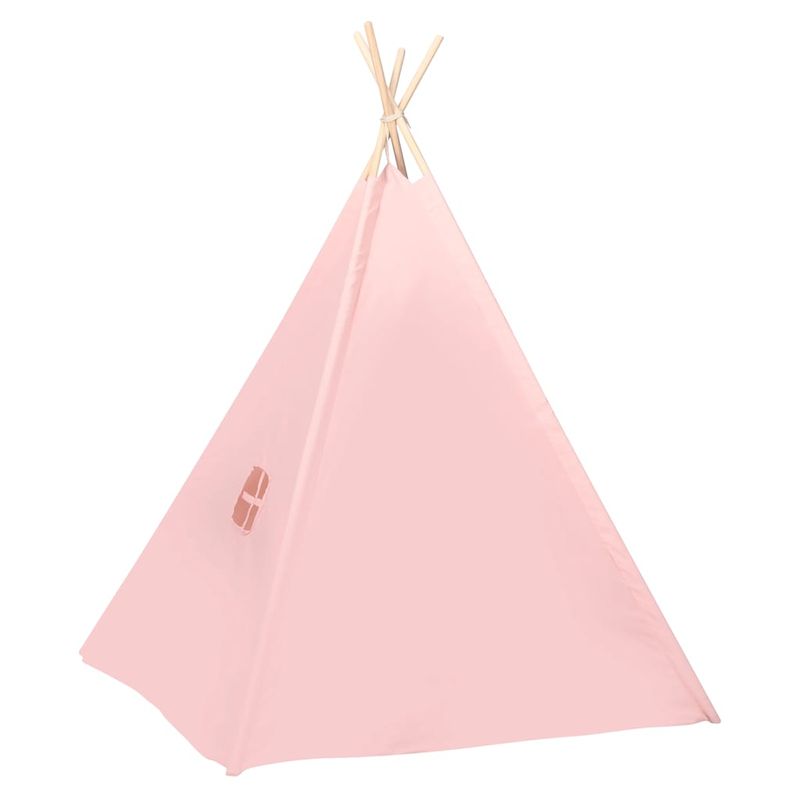 Jucarii, Copii si Bebe - Jucarii si jocuri - Jucarii de exterior - Spatii de joaca si accesorii - Cort de copii teepee cu geanta, roz, 120x120x150 cm, piersica - Infinity.ro