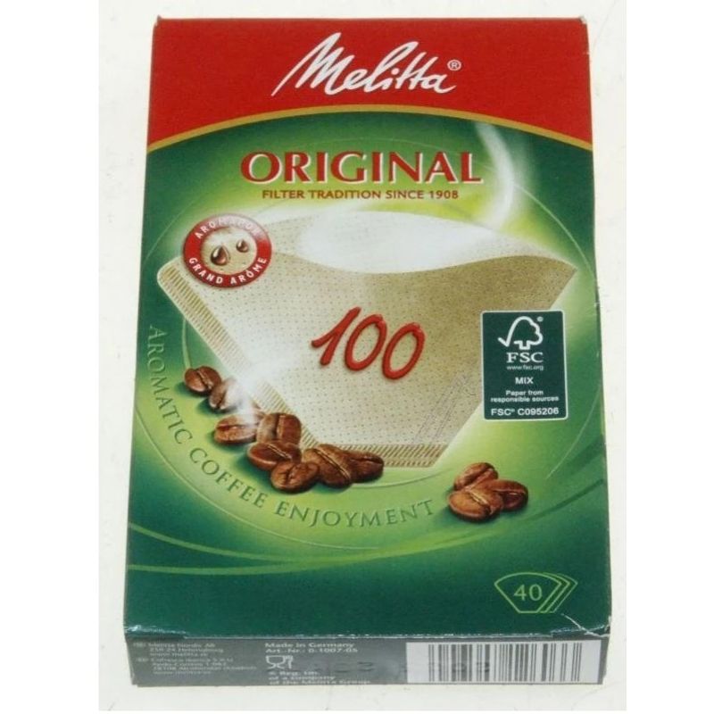 Electronice si Electrocasnice - Electrocasnice bucatarie - Preparare bauturi - Cafetiere - Set 40 filtre pentru cafetiera nr. 1 Melitta, densitate 100, 6627300 6771335 6727300 - Infinity.ro
