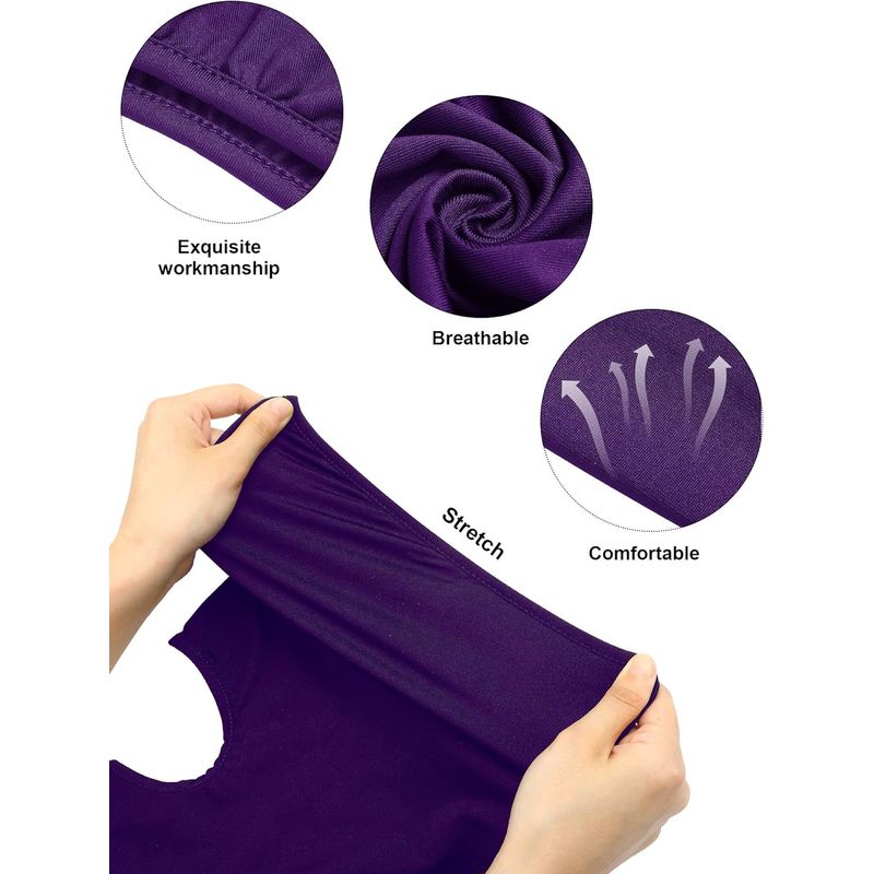 Auto si Moto - Moto - Echipamente protectie moto - Accesorii protectie moto - Cagula Moto FIXATO, Unisex, Protectie UV, Material elastic, respirabil, Marime universala, Mov - Infinity.ro