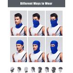 Auto si Moto - Moto - Echipamente protectie moto - Imbracaminte moto - Cagula Moto FIXATO, Unisex, Protectie UV, Material elastic, respirabil, Marime universala, Albastra - Infinity.ro