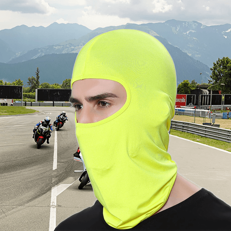 Auto si Moto - Moto - Echipamente protectie moto - Accesorii protectie moto - Cagula Moto FIXATO, Unisex, Protectie UV, Material elastic, respirabil, Marime universala, Verde - Infinity.ro