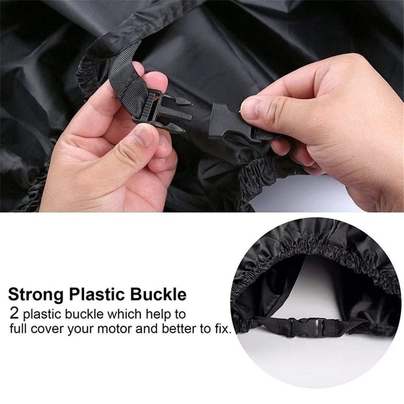 Auto si Moto - Moto - Accesorii moto si consumabile - Husa Protectie Moto / Scuter marimea L, impermeabila, rezistenta la praf, negru, FIXATO - Infinity.ro