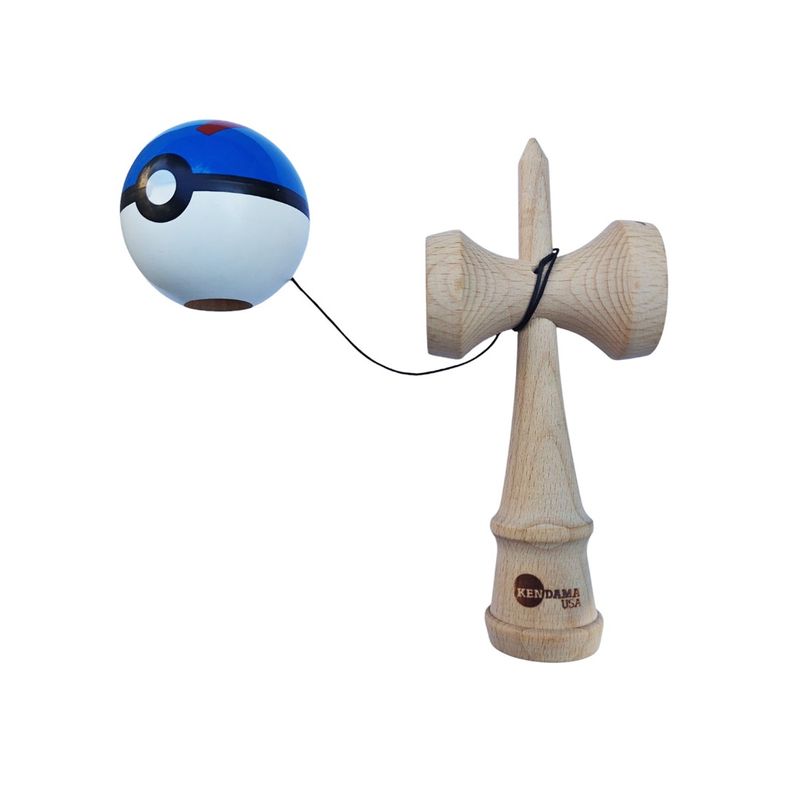 Jucarii, Copii si Bebe - Jucarii si jocuri - Jucarii & jocuri educative - Jucarii interactive - Kendama profesionala, Bila din lemn + Sticker pentru telefon, 134KD - Infinity.ro