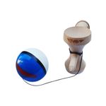 Jucarii, Copii si Bebe - Jucarii si jocuri - Jucarii & jocuri educative - Jucarii interactive - Kendama profesionala, Bila din lemn + Sticker pentru telefon, 134KD - Infinity.ro