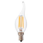 Casa si Gradina - Corpuri si surse de iluminat - Becuri si tuburi neon - Becuri - Bec LED 4W(48W) Horoz Electric, flacara, Vintage, 400 lm, lumina neutra (4200K), clasa energetica F - Infinity.ro