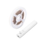 Casa si Gradina - Corpuri si surse de iluminat - Benzi LED - Kit Banda LED cu baterii, Lumina Calda (3000K), 1m, Interior+Exterior, Controller - Infinity.ro