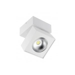 Spot LED 8W Aplicat, GTV, 298lm, Lumina Neutra (4000K), Alb