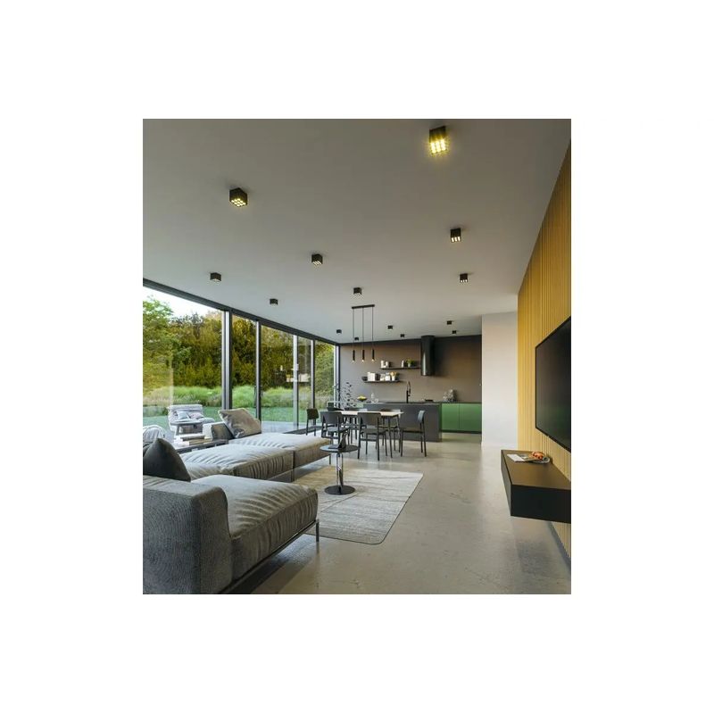 Casa si Gradina - Corpuri si surse de iluminat - Plafoniere, aplice si spoturi - Spot LED 20W Aplicat, GTV, 1920lm, Lumina Neutra (4000K), Negru - Infinity.ro