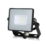Casa si Gradina - Corpuri si surse de iluminat - Iluminat comercial si industrial - Proiectoare si lampi de lucru - Proiector LED 10W, 800lm, IP65, lumina rece(6400 K), negru, IK05, V-TAC - Infinity.ro