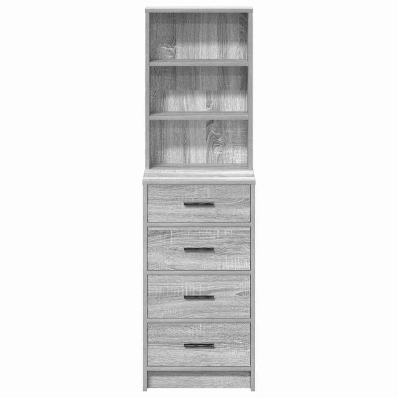 Casa si Gradina - Mobilier - Comode si corpuri - Comode - Bufet cu sertar sonoma gri 40 x 41 x 135 cm Lemn compozit - Infinity.ro
