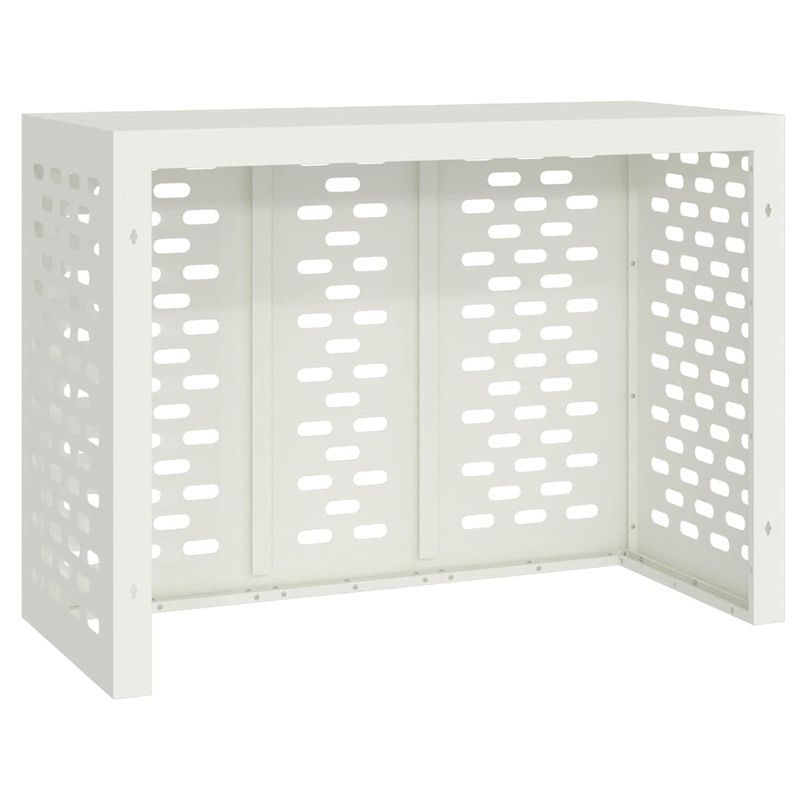 Casa si Gradina - Termice - Calorifere si accesorii - Accesorii calorifere - Husa pentru aer conditionat Alb 110 x 50 x 80 cm Otel - Infinity.ro