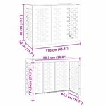 Casa si Gradina - Termice - Calorifere si accesorii - Accesorii calorifere - Husa pentru aer conditionat Alb 110 x 50 x 80 cm Otel - Infinity.ro