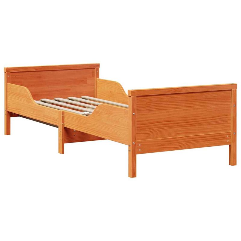 Casa si Gradina - Mobilier - Paturi si accesorii - Paturi - Cadru de pat extensibil pentru copii Other Maro ceruit - Infinity.ro